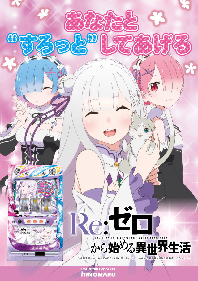 スロット新台:RE:ゼロから始める異世界生活|スペック・ゲームフロー・解析・演出紹介