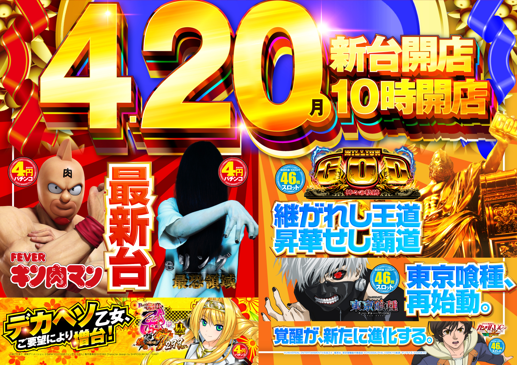 ディースタイル練馬 4月14日（火）機種スペックおさらい | パチンコ