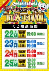 ヒノマル五井店5月24日(日)機種スペックおさらい